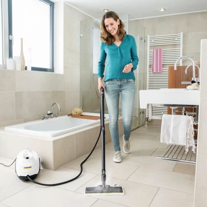 KARCHER SC 3 Easy Fix - Dampfreiniger - 1900 W - 3,5 bar - unbegrenzte Betriebsdauer - Entfernt bis zu 99,99 % der Viren Bakterien