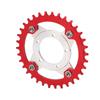 34T 104 BCD Electric Bike Chainring and Adapter for Bafang BBS01 BBS02 Mid Drive Motor Red