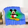 Mickey Mouse Starry Night Blanket Warmthful Decor Perfect for Sofa Office Chair Livingroom Four Seasons Universal Playful Design
