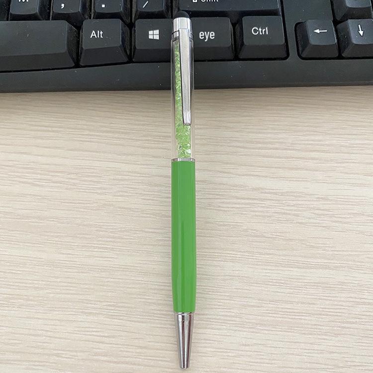 Sailai Crystal Diamond Metal Ballpoint Pen - Twist Design with Customizable Logo Option
