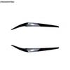 ABS Carbon Fiber / Black Car Front Headlight Lamp Eyebrow Sticker Trim Decor Accessories For BMW 5 Series G30 530I 2017 -