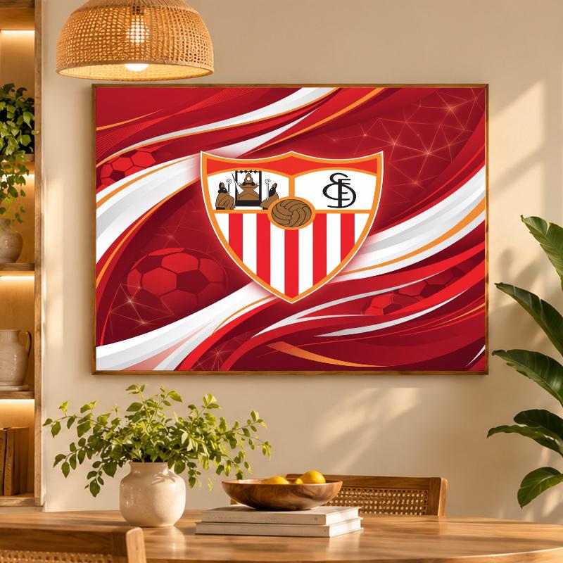 5D Diamond Painting Sevilla FC DIY Full Drill Diamond Art Kit Home Decoration