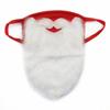 Christmas Santa Claus Eyebrows Beard Party Mask Set For Adults Soft And Fluffy Cotton Fabric