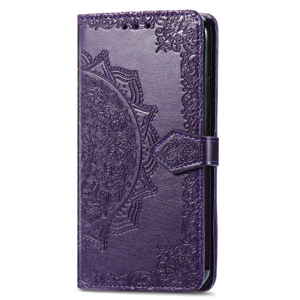 For OnePlus Nord CE4 Lite 5G/Oppo K12x 5G (China) Case Mandala Embossed Design Leather Wallet Phone Cover