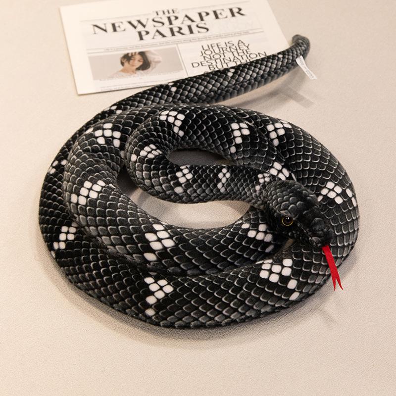 Simulated Big Snake Doll Plush Toy Water Snake Python Doll Boy Tricky Rag Doll Birthday Gift