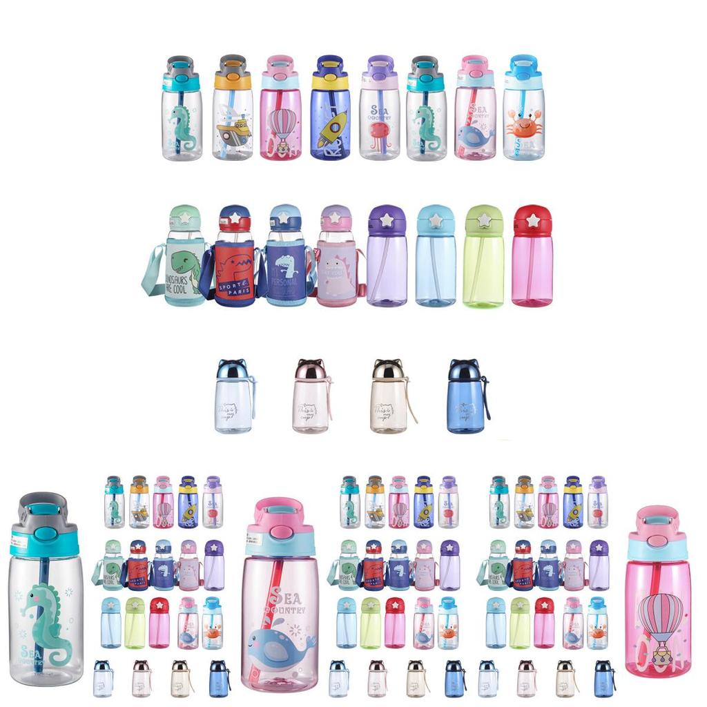 Adorable Multi Color Baby Feeding Cup With Straws Perfect For Kids With Leakproof Feature