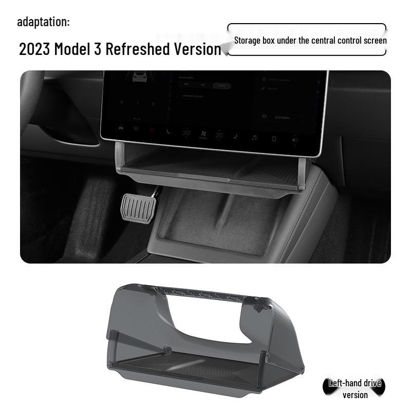 Tesla Model 3 Silicone Pad for Center Console Storage Box - Interior Decoration Accessory