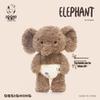 Charming New Year Elephant Plush Toy - Cute Sleeping Pillow, Stuffed Animal Doll, Ideal Birthday Gift for Girls
