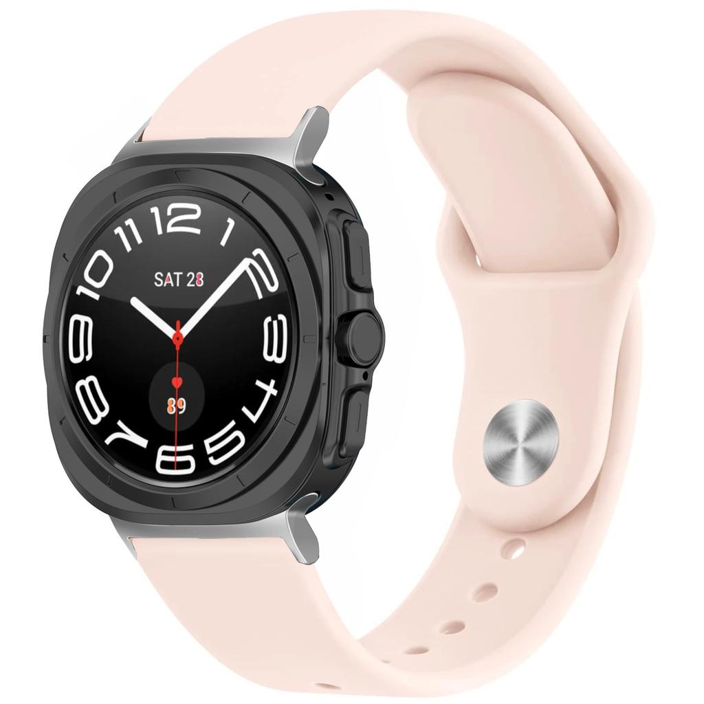 Sport Silicone Loop For Samsung Galaxy Watch 7 Ultra Strap 47mm Accessories Correa Bracelet Galaxy Watch 7 FE 44mm 40mm 40 Band