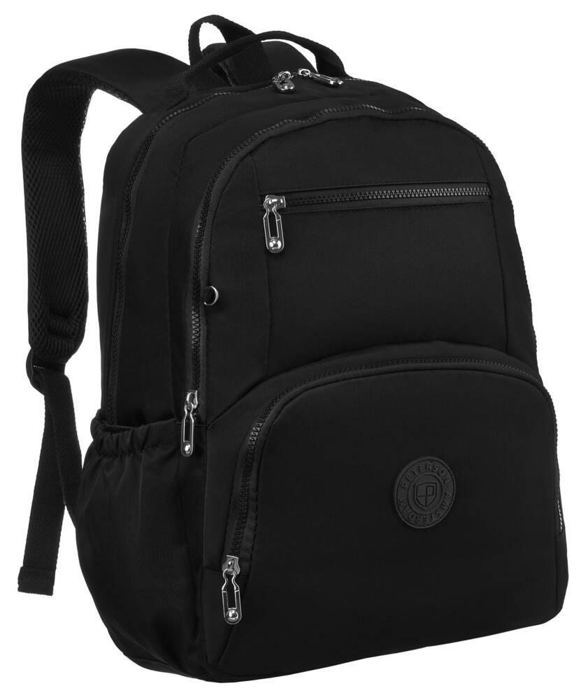 Spacious women's nylon backpack - Peterson