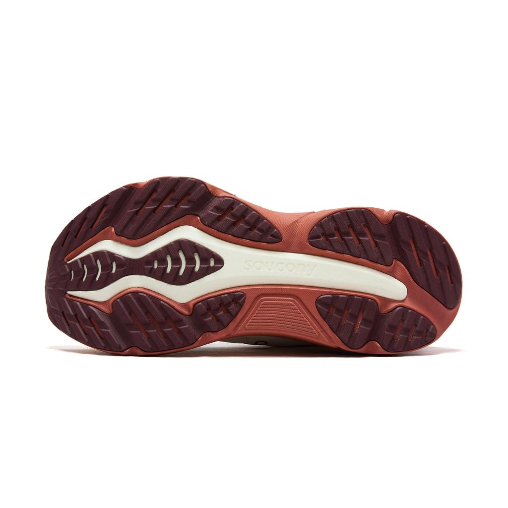 Saucony Hurricane 25 Rebound And Wear resistant Training Running Shoes Unisex Beige Orange S31026-552