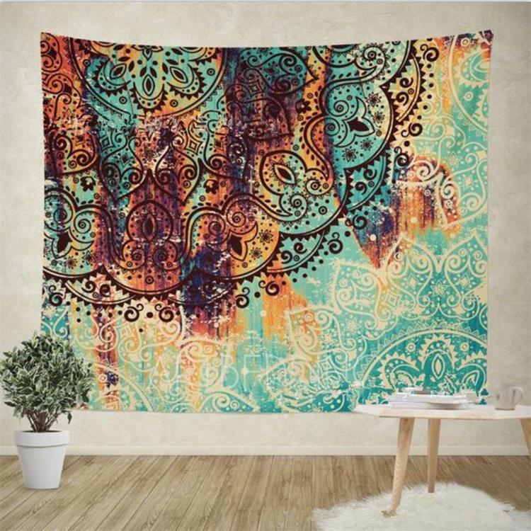 Bohemian Hanging Cloth Totem Tapestry Bedside Decoration Tablecloth Living Room Background Cloth Room Decoration Painting