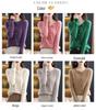 Women's Fashion Pure Wool Round Neck Cardigan - Versatile Autumn & Winter Cashmere Knitwear Sweater