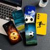 Soft Cover for Samsung Galaxy S22 S21 S20 FE Ultra Plus A35 A36 A55 A37 A33 A34 A57 Coque Phone Case Sunset Football Fans
