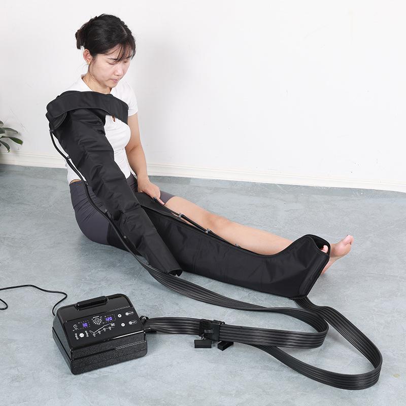Pneumatic Six-Chamber Leg Massager with Air Wave Therapy