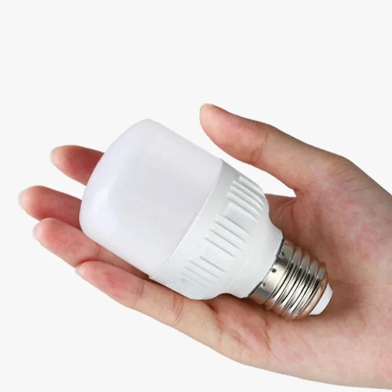 E27 Base LED Lamp 15W - 100W Replacement, Eco-Friendly 5000K Bright Light, Long-Lasting for Bedroom/Kitchen