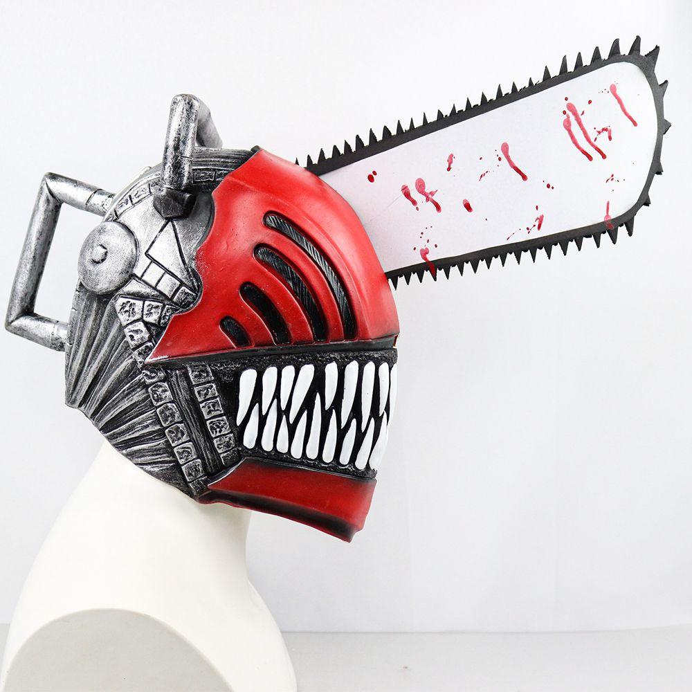 Maschera in Lattice Non Tossico Materiale Maschera Chainsaw Man Pochita Accessori Cosplay