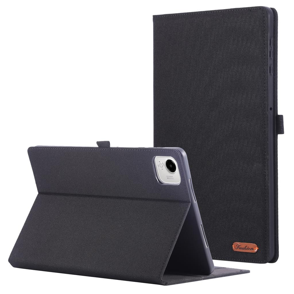 For Honor Pad X9a Leather Case Card Holder Cloth Texture Tablet Stand Cover