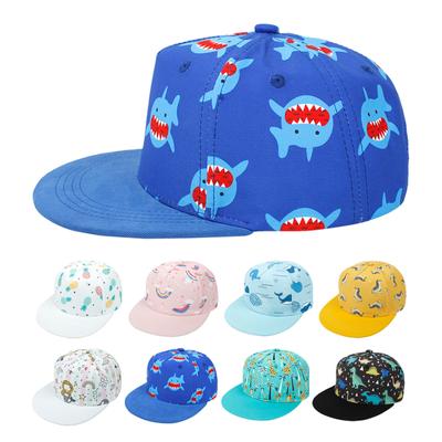 Kinder Baseball Caps Jungen und Mädchen Baby Cartoon Print Schatten Hip Hop Sonnenhut