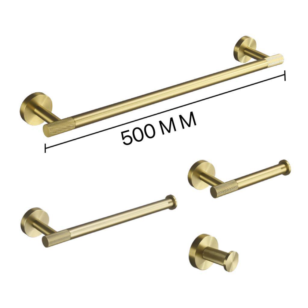 European Luxury Brass Bathroom Set: Knurled Towel Bar, Tissue Holder, Coat Hook, Toilet Brush, Soap Dispenser, Towel Ring.