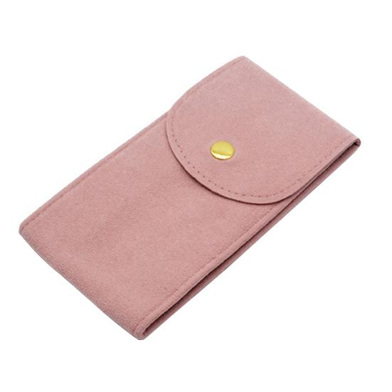 Uhrentasche, verschleißfest, kratzfest, stoßfest, Druckknopf, kurzes Samt-Druckknopf-Design, tragbare Schmuckverpackungstasche, für den täglichen Gebrauch