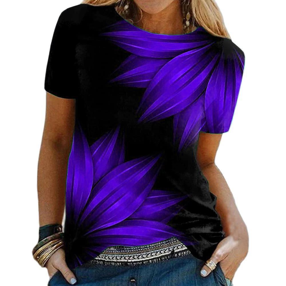 

Летняя модная женская рубашка с круглым вырезом, женская эстетическая одежда Harajuku, повседневный дизайн, уникальная футболка, топ 4XL