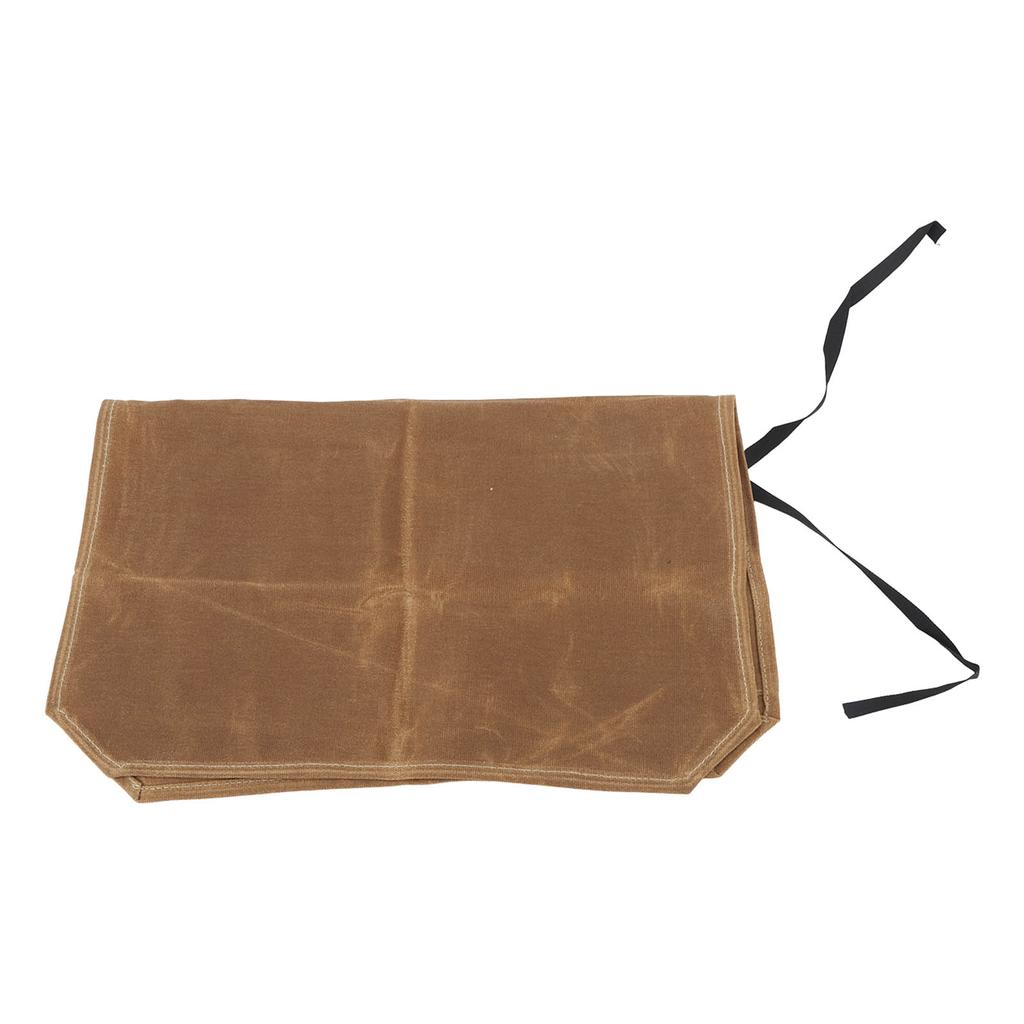 Camping Utensil Bag Canvas Cookware Knife Storage Bag Portable Tools Travel Bag for Outdoor BBQ