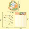 2PCS Oven Party Laboratory Landscape Stickers Cartoon Classic Scenery Collage Cool Streetwear DIY Classic Pikachu Sticker