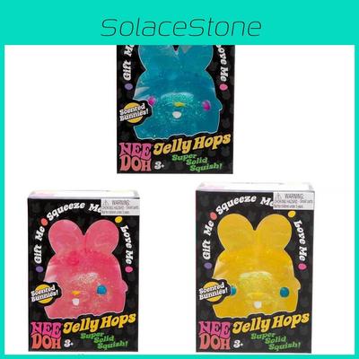 Nee Doh Jelly Hops Plastic Bunny Stress Toy For Kids With Sensory Development And Hand Manipulation
