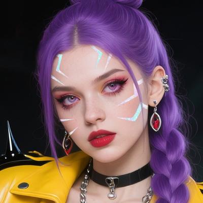 Yousheng 4Pcs Temporary Tattoos for Cosplay-Role Playing K-Pop Costume Props Waterproof Tattoo Stickers for Party And Festival