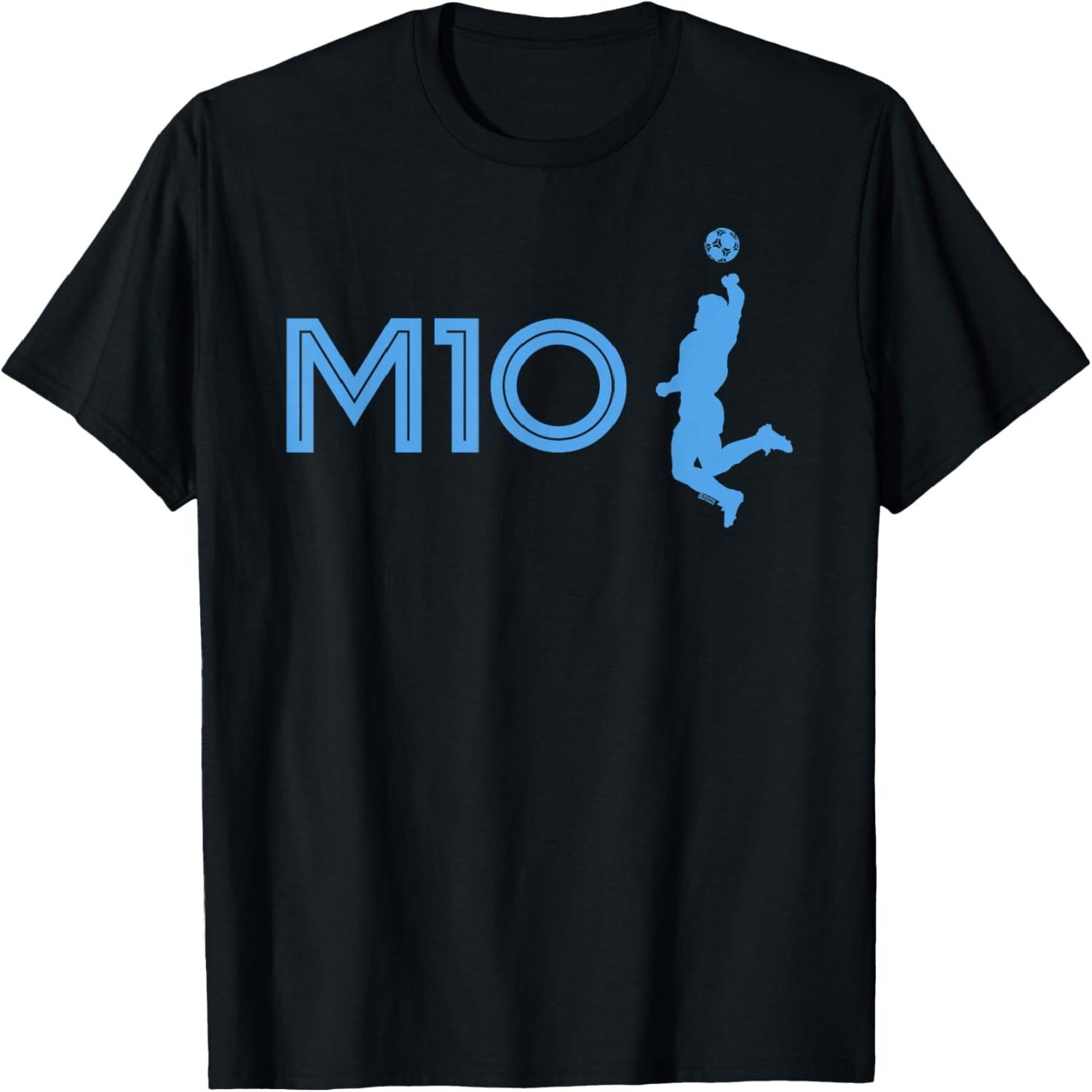 Diego Maradona M10 La Mano de Dios Hand of God Soccer Logo T-Shirt(1) S