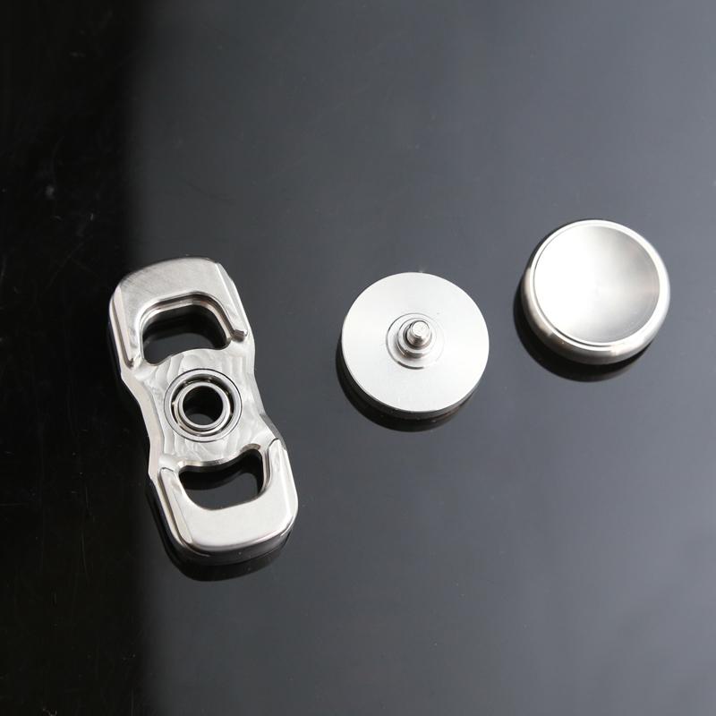 Stainless Steel Two-Blade Finger Spinner EDC Metal Stress Relief Toy Office Stress Relief Toys For Adult Gift
