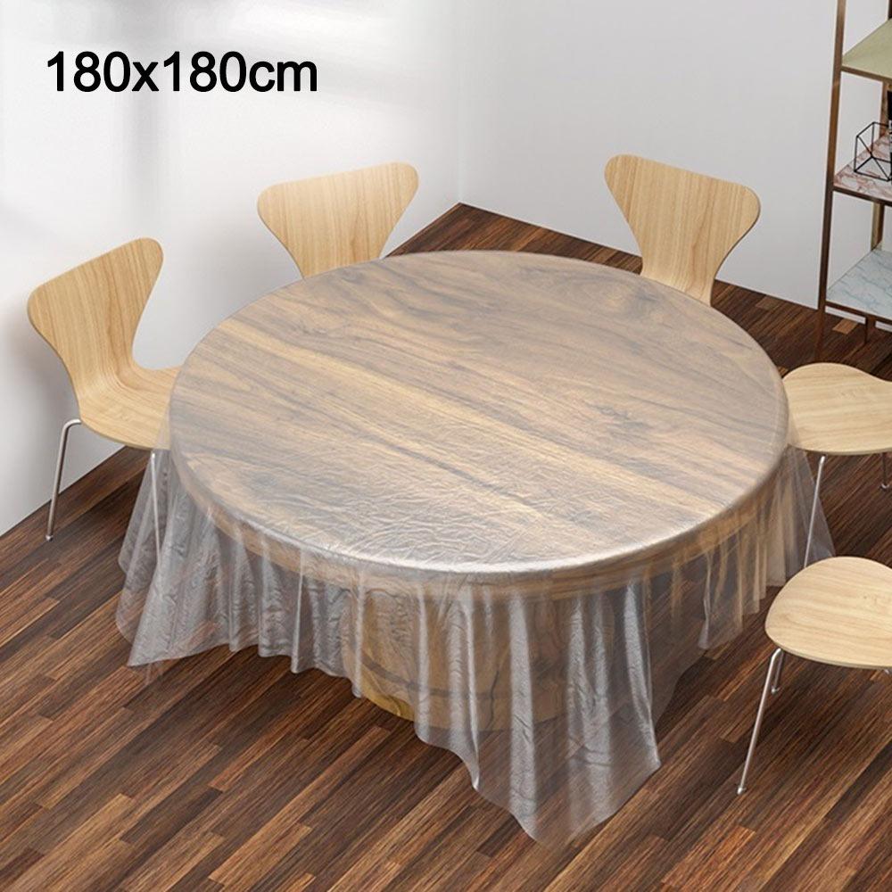 

10 шт. Тонкая нейлоновая одноразовая скатерть для пикников на открытом воздухе, приема гостей на свадьбе 180x180cm