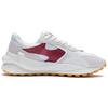 Li Ning Fangyuan Fabric Classic Shock Absorbing Breathable Low Top Sports Casual Shoes Women sneaker White Red AGCS108-5