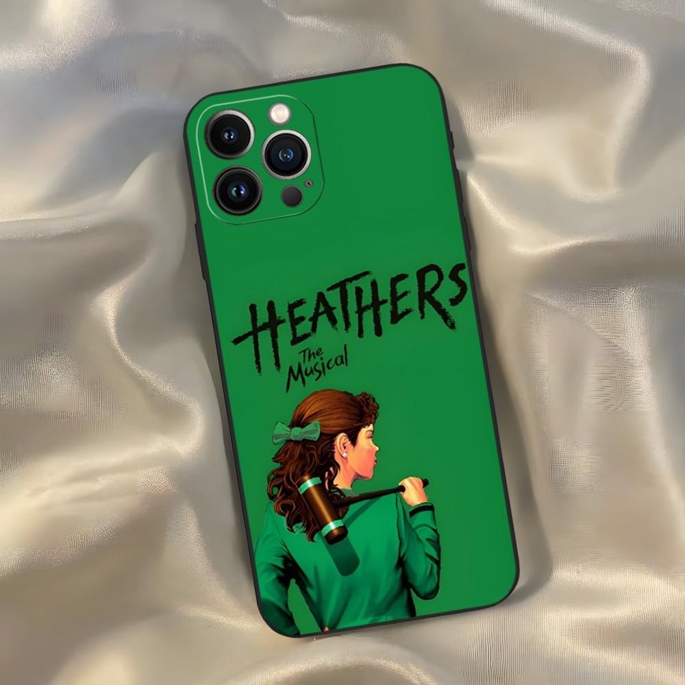 Heathers The Musical Phone Case for Iphone 15 14 13 12 11 Pro Max Xr X Xs Mini 8 Plus SE 2022 Black Soft Silicone Cover