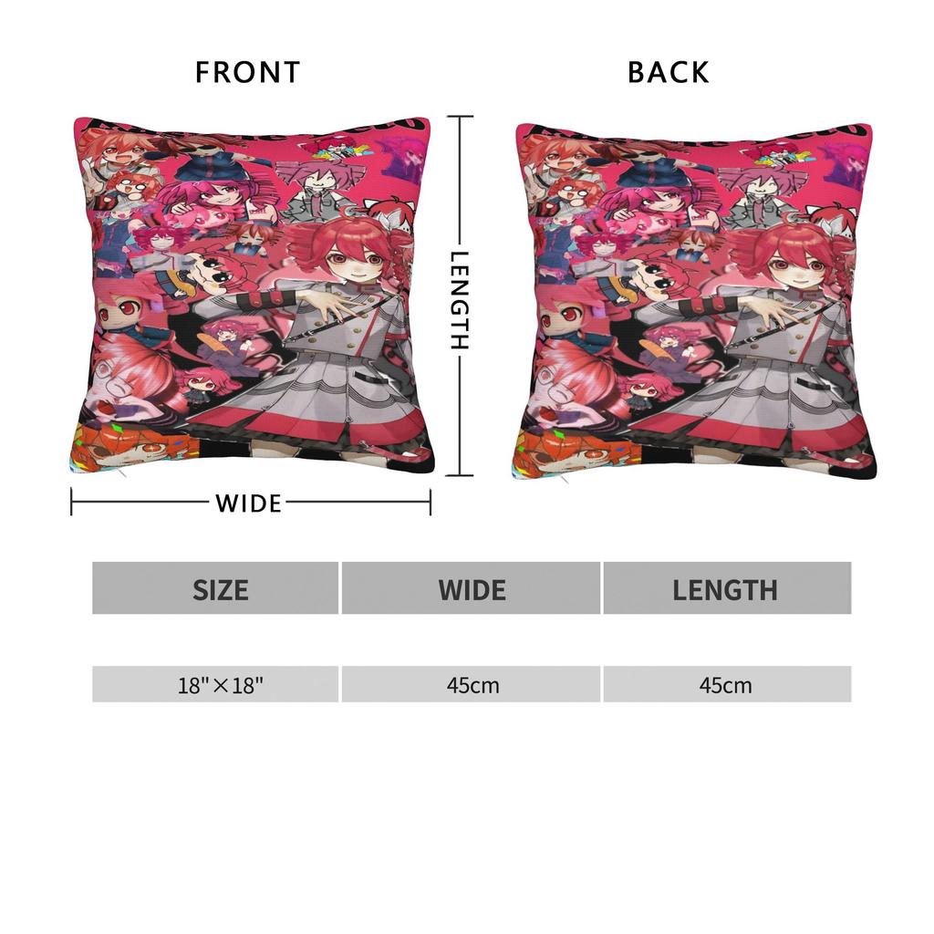 White Lily Cookie Cookie Run Kingdom Pillow Cases Cushion Cover Awesome Decorative Pillowcover for Car 4545cm