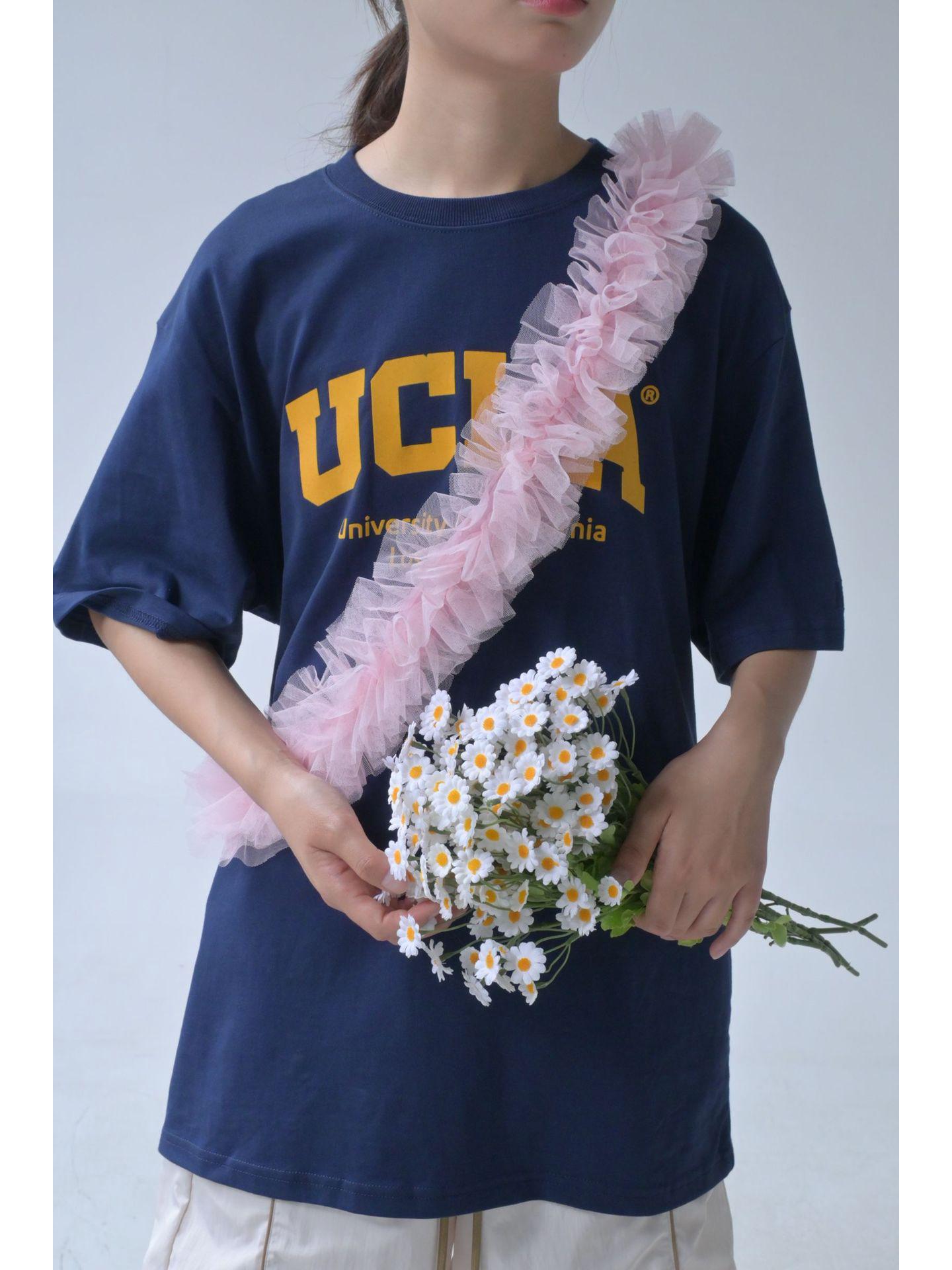 

Fairy Charm: Handmade Double-Layer Lace Phone Chain - Sweet Crossbody Lanyard Accessory розовый