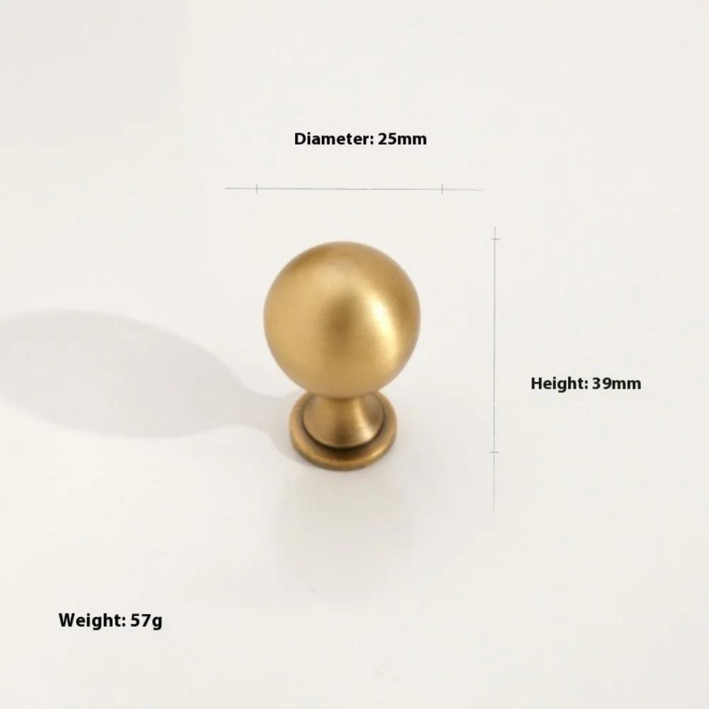 1Pcs New Single Hole Antique Drawer Knob Vintage Multi-size Cabinet Handle Round Luxury Door Handle Pulls Furniture Accessory