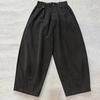 Johnature Pamut hárem nadrágok női őszi téli magas derekú rugalmas bő nadrágok széles szárú alkalmi zsebes nadrágok