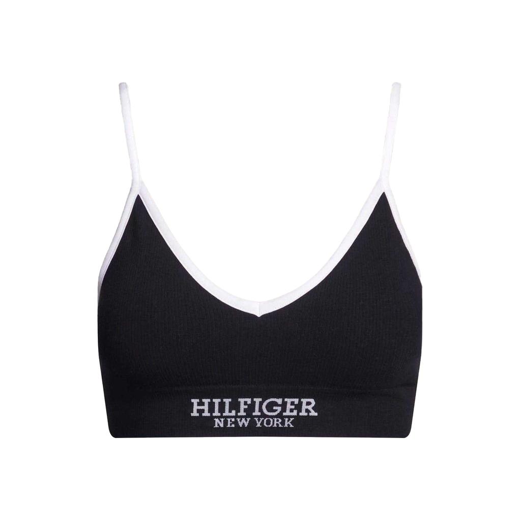 Tommy Hilfiger Bralette de Triángulo con Logo para Mujer