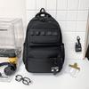 Schoolbag1011 New Japanese College Student Backpack Men's Travel Backpack Junior High School High School Students Large Capacity Multi-layer Schoolbag