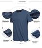 Men's Summer Ice Silk Quick-Drying Breathable Seamless Round Neck T-Shirt