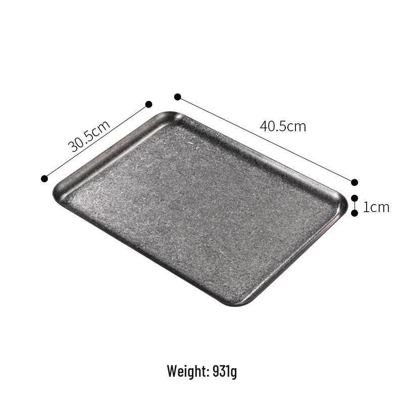 Jingbaodi Rectangular 304 Stainless Steel Flat Tray