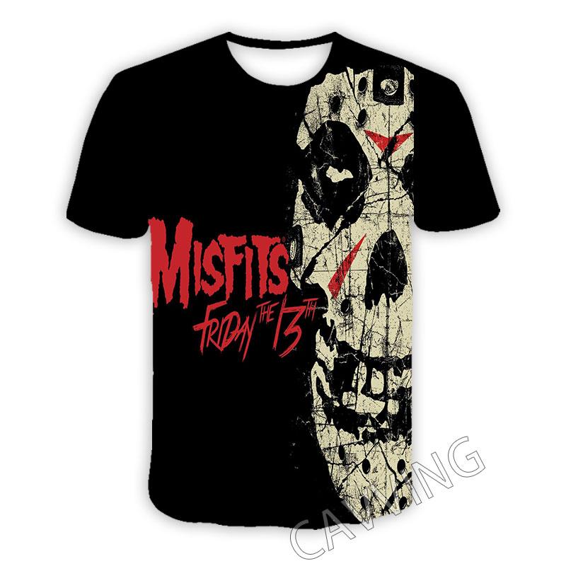 The Misfits Casual 3D Print T Shirt Women Men Summer O-neck Short Sleeve Fashion Tshirt Graphic Tees Cosplay Costume Tees