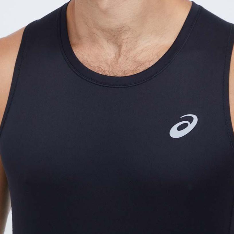 Asics Logo Casual Pullover Comfortable Sleeveless Vest Men Vests Black XT1038-90