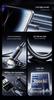 Tookci 2.4A Fast Charging Silicone Data Cable with Digital Display for iPhone 14/13/12
