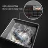 Foldable Trunk Storage Box Waterproof Oxford Cloth 110L Large-Capacity Car Organizer for Camping/Fishing Easy to Carry