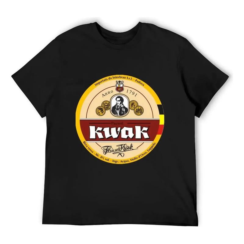 Camiseta Barata Con El Logotipo De La Cerveza Kwak Belga Con S
