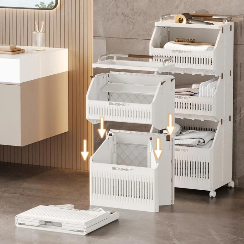 Coș de Rufe Stratificat Depozitare Haine Murdare Găleată pentru Haine Capacitate Mare Coșuri de Depozitare Cutie de Depozitare de Uz Casnic pentru Baie