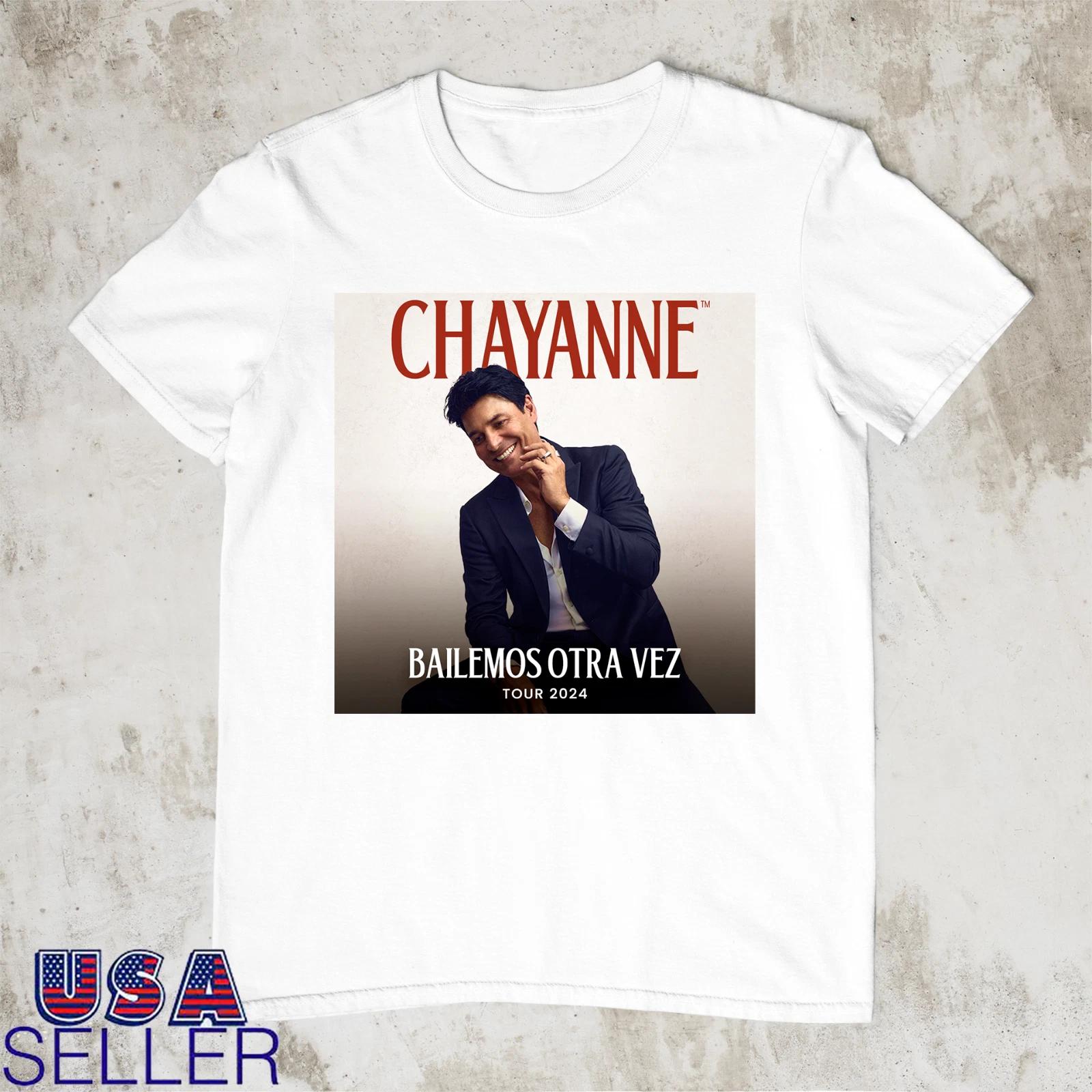 Men s and Women s T-shirts Chayanne Bailemos Otra Vez 2024 Tour T Shirt All Size L